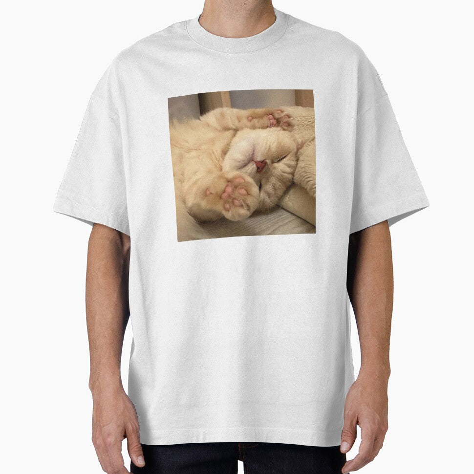 Cute Funny Cat Sleeping Cat Lover by barkandmeow