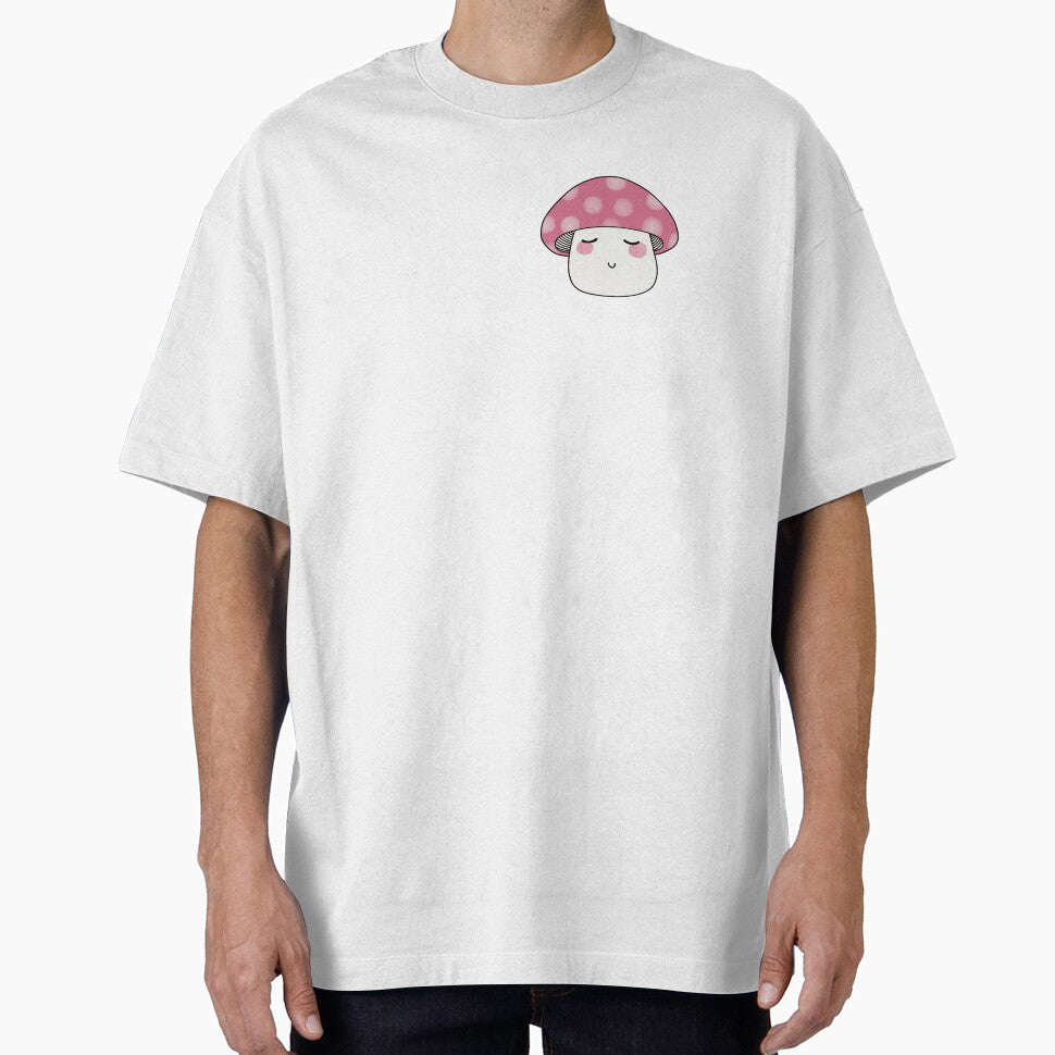 Illustration of a pink mushroom by GelsominoStudio