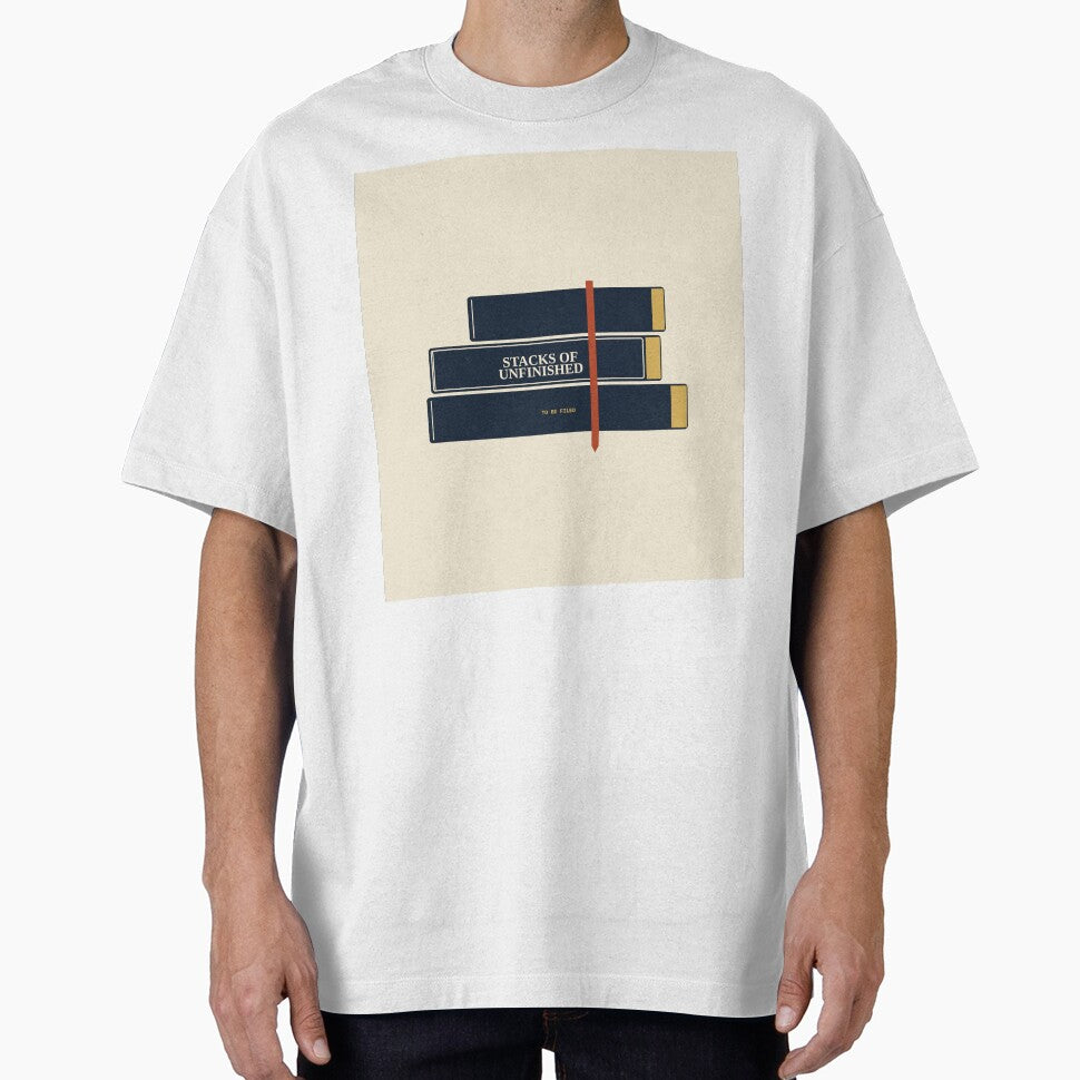 Stacks Of Unfinished by PhoenixTShirtz
