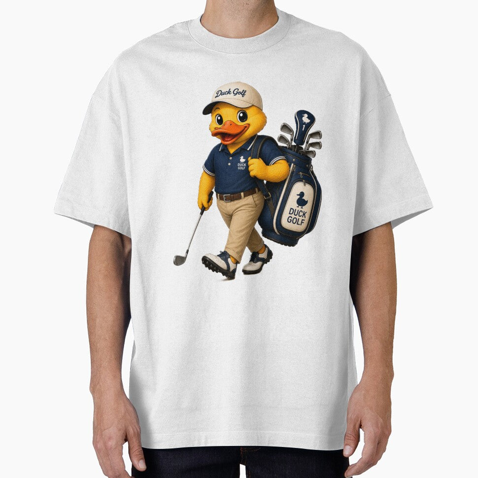 Golfer Duck by Thor-stone