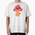 Happy Face Retro Mushroom (Red) by yellowflowerhut
