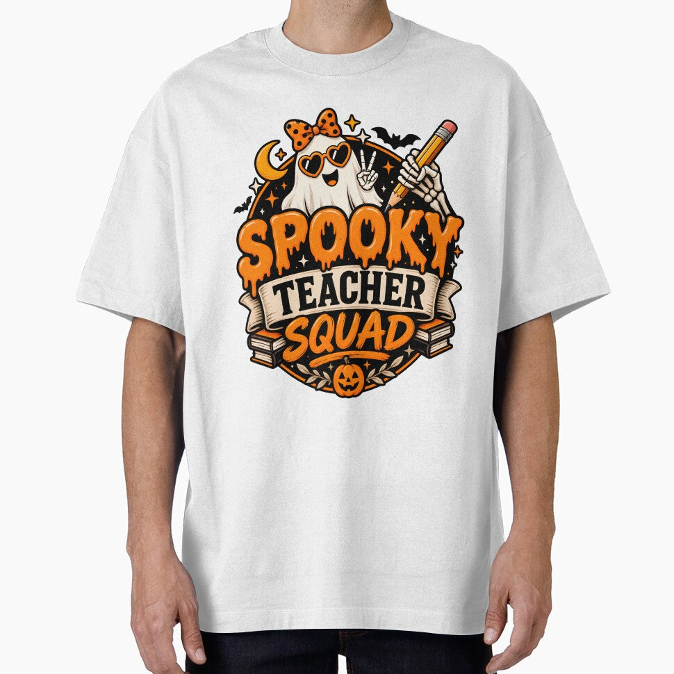 Spooky Teacher Squad – Cute Halloween Ghost Teacher Design by Gallery-yuuna