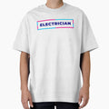 Electrician retro colorful frame by SVPOD