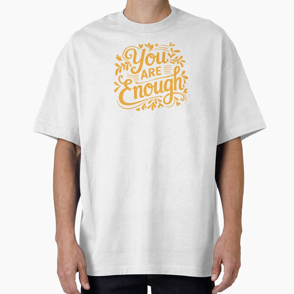 You Are Enough in Orange by Fern and Quill