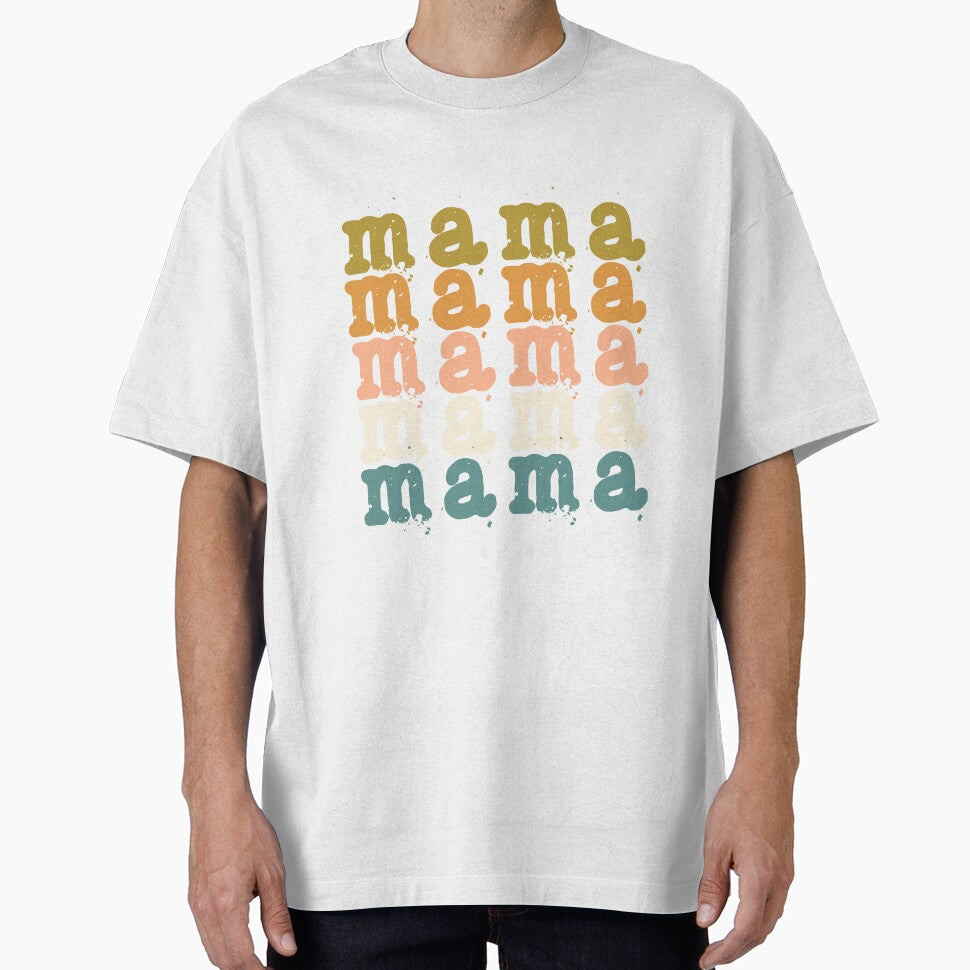 Mama mama mama design in retro colors by InnaMGraphic