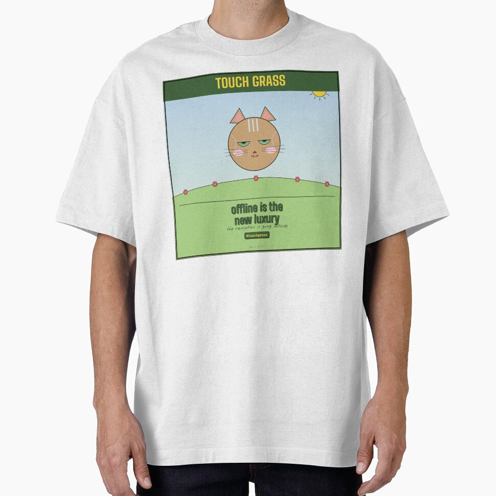 Kitty needs to touch grass by Sixième Studio