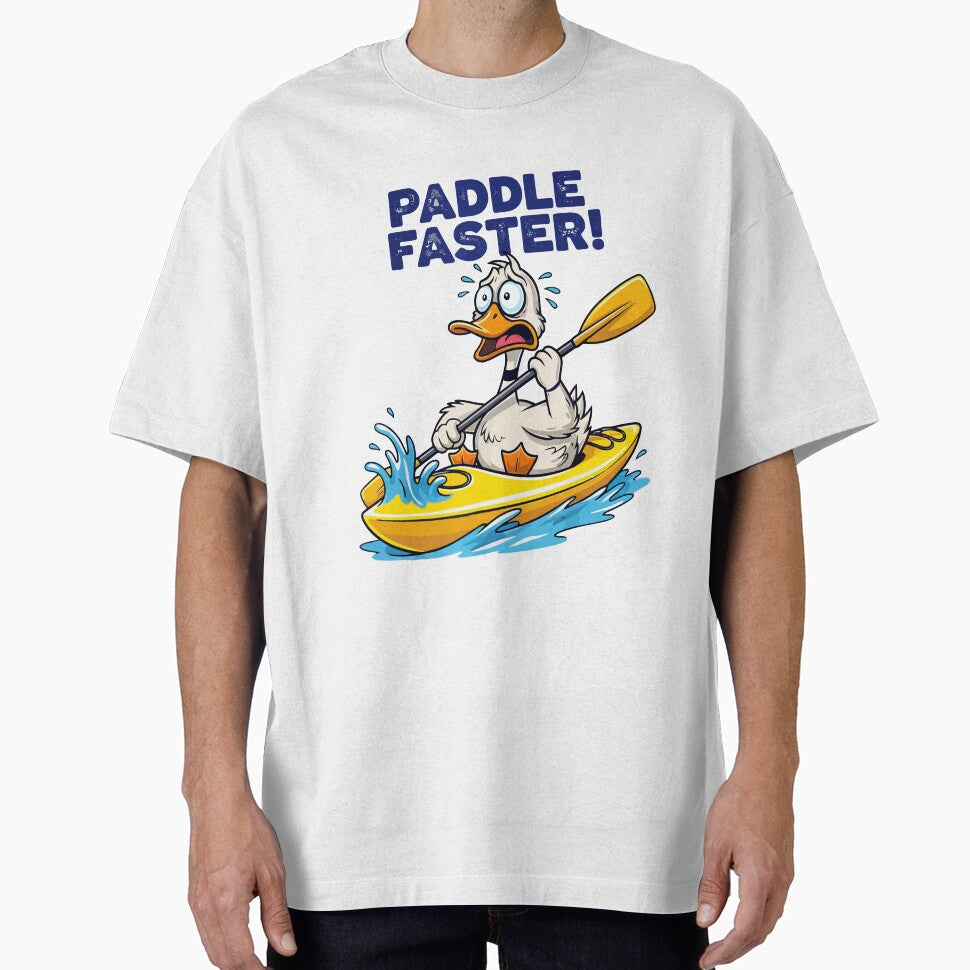 Funny Duck Kayaking Paddle Faster Water Sports by Amir Faysal