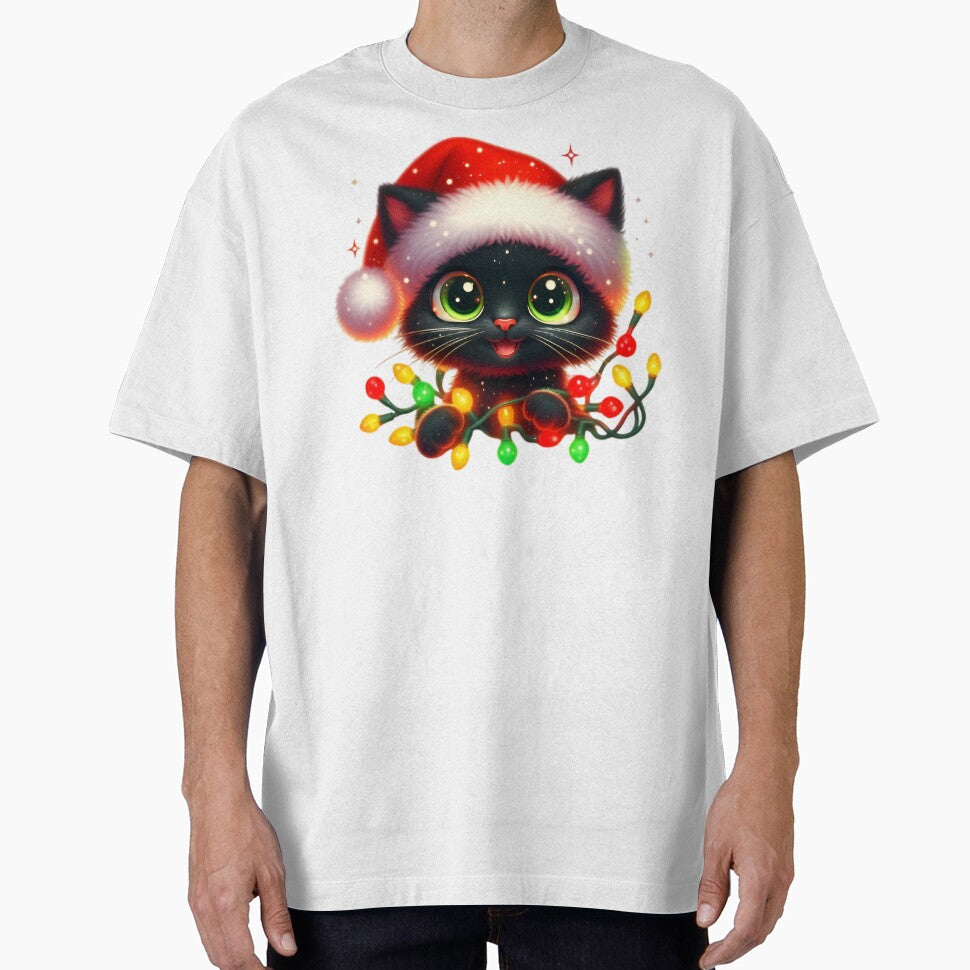Black Cat Christmas: by printmala