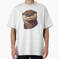 Otter Face Sticker by NicolasGlowArt