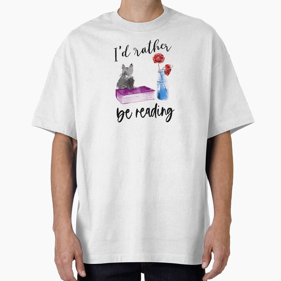 I'd rather be reading books Design by NataPrando