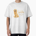 Sunshine on Four Legs Golden Retriever Dog Dad Kawaii T-Shirt by Ashley critters