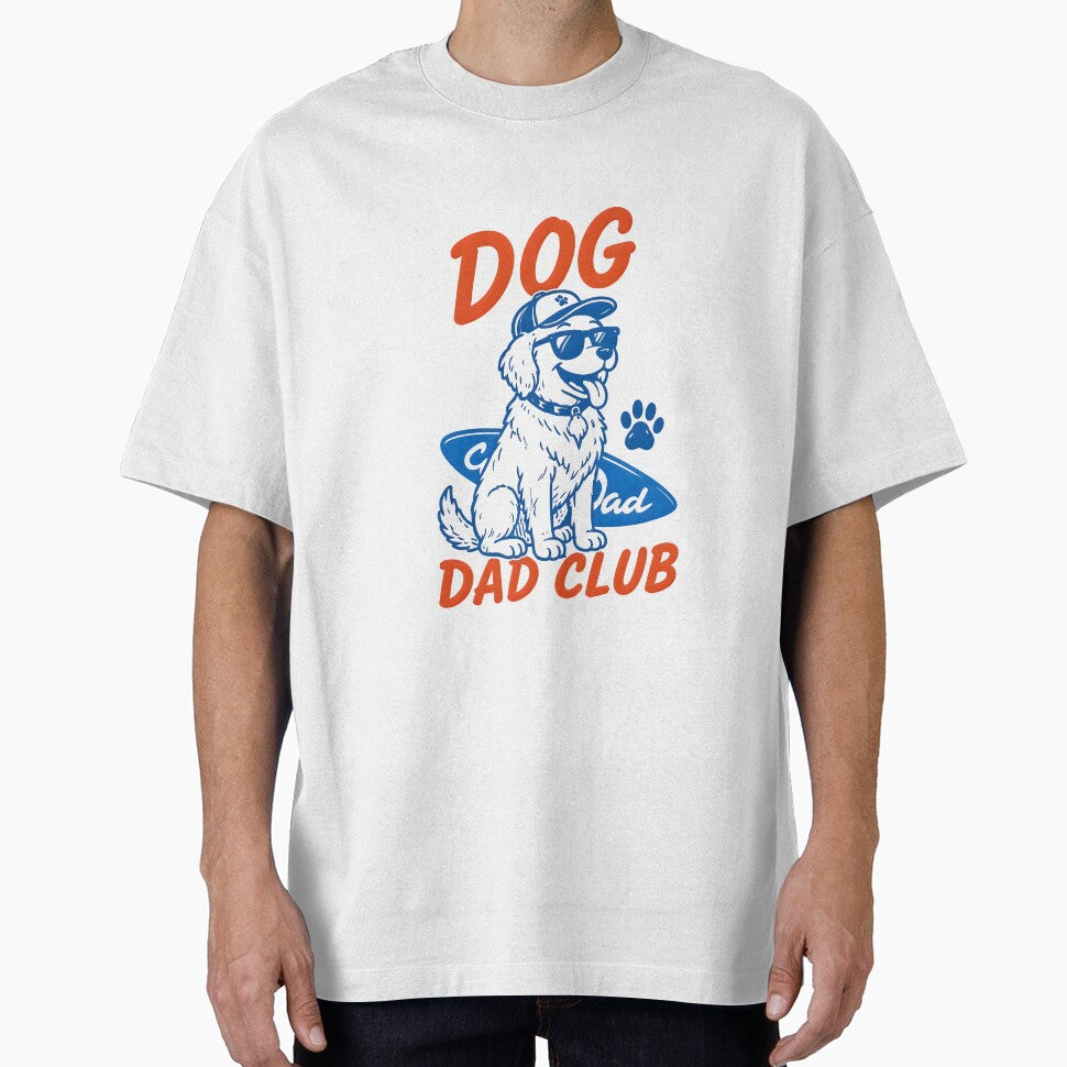 Dog Dad Club Vintage Retro Dog Lover T-Shirt by PixelForge11