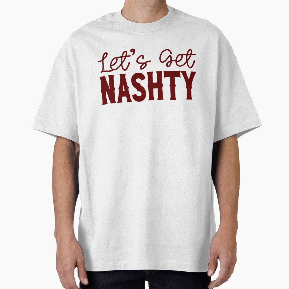 Nashville Bachelorette Party Let's Get Nashty Dark Red Gift for Bride by mysticblvd