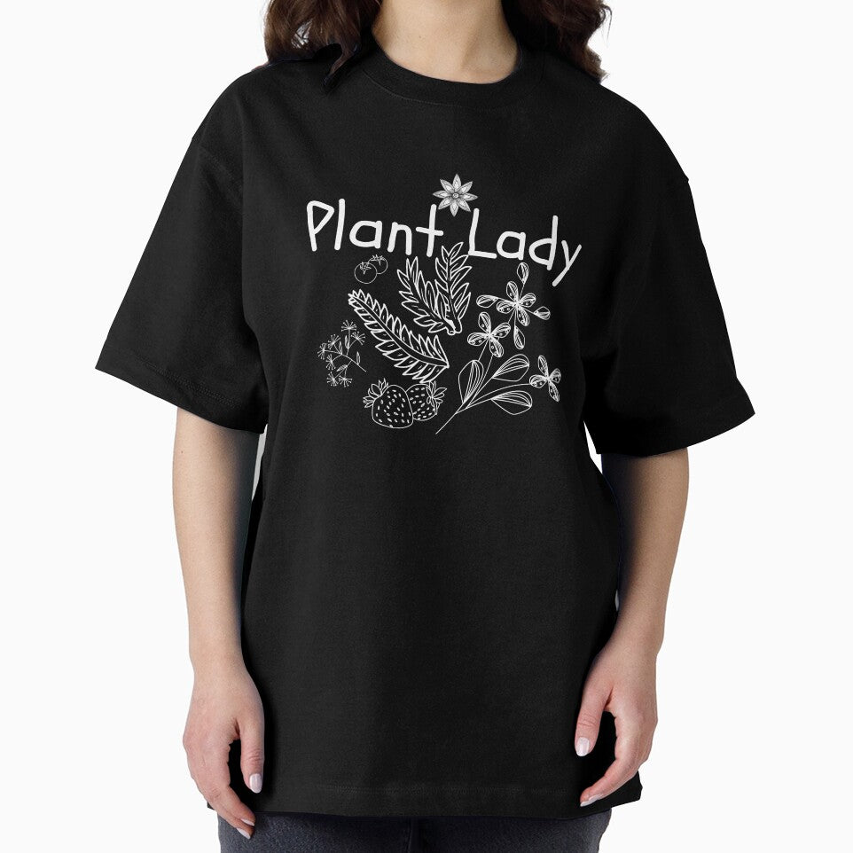 Plant Lady Funny Saying Line Drawing Design by EarthArtDesigns