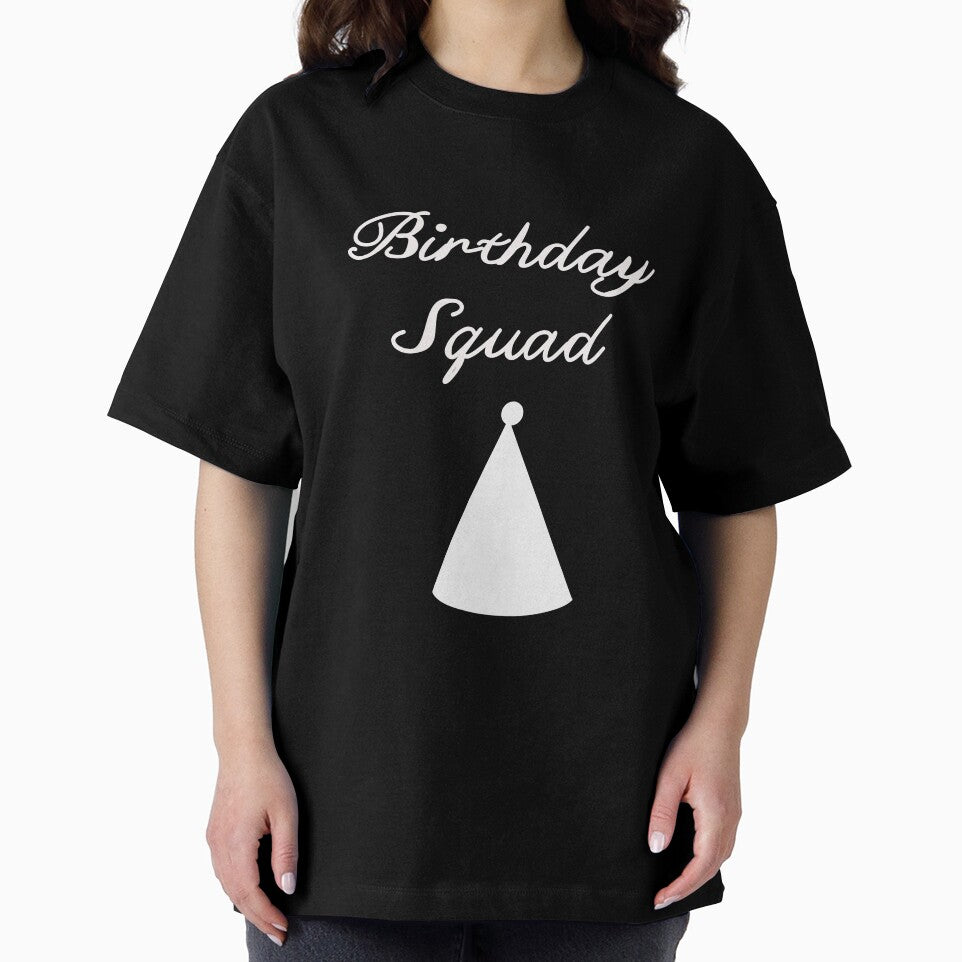 Birthday Squad Party hat T- shirt by khulisara246