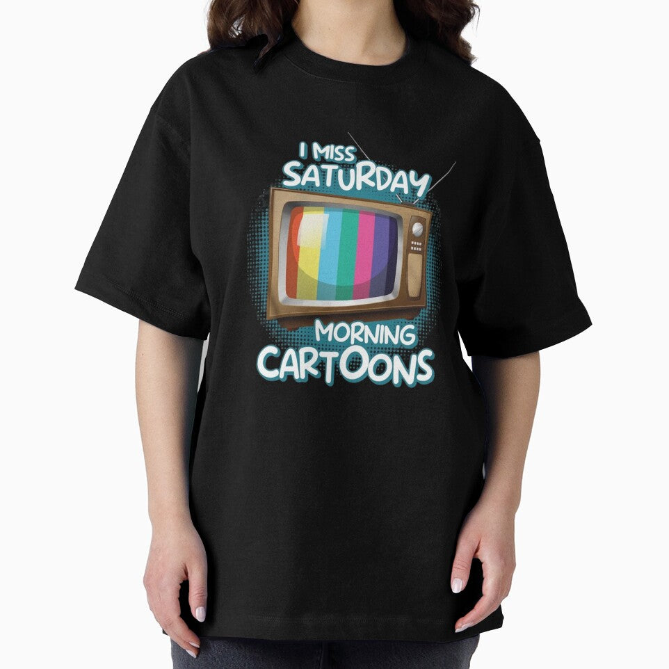I Miss Saturday Morning Cartoons Retro TV Shirt by PowerSSales