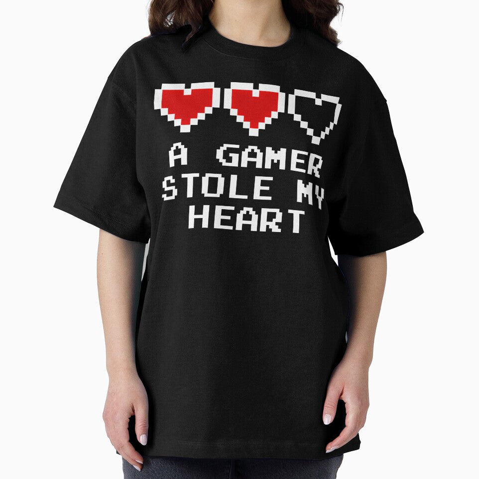 A Gamer Stole My Heart Cute Video Game by ShirtWreck