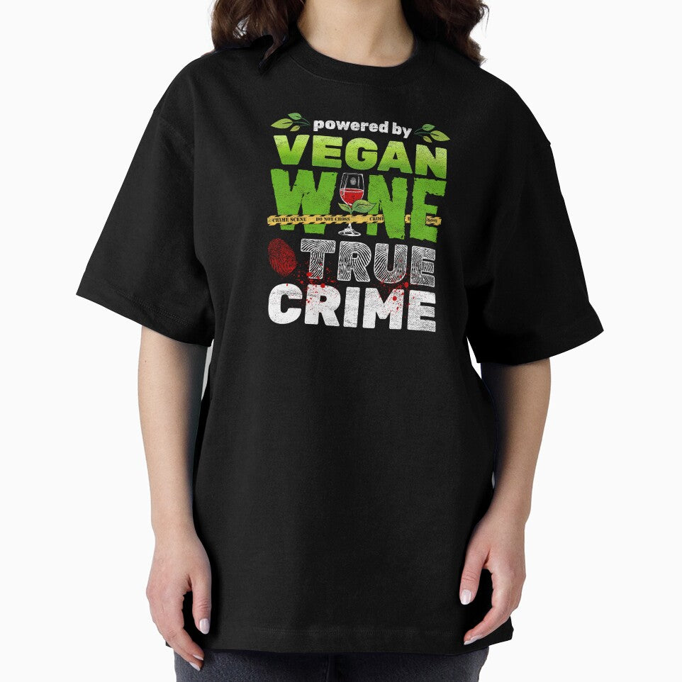 True Crime Gift Idea Vegan Wine by phoxydesign