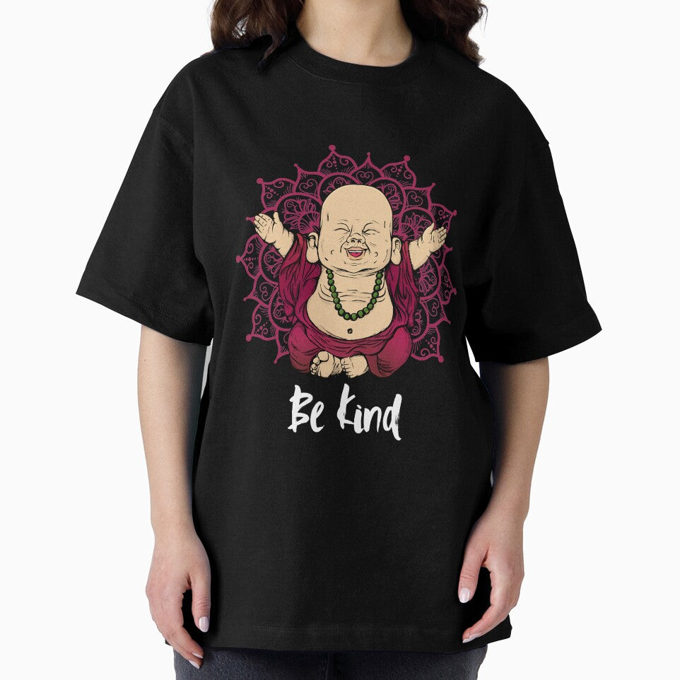 Be Kind  Smiling Buddha  Buddha Mandala gift idea by TawanPK