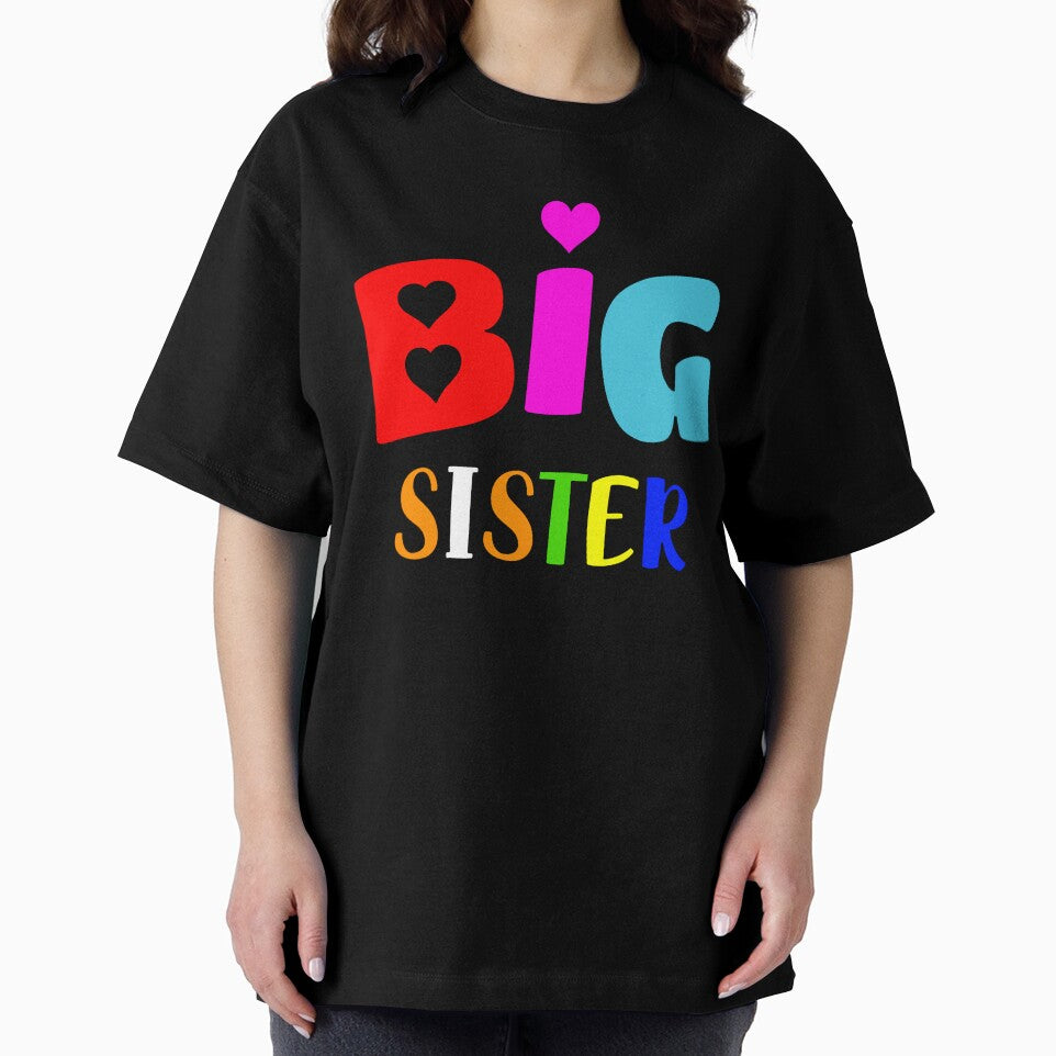 Big Sister T Shirt Multicoloured by thebeardedscot