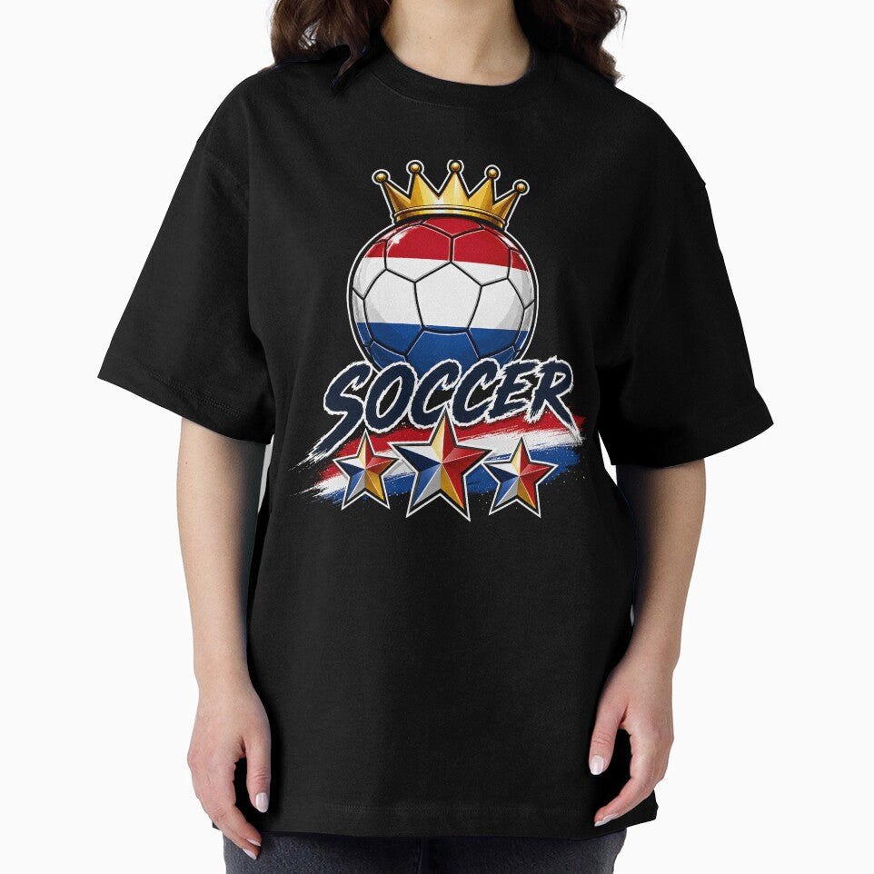Holland Flag Crowned Soccer Ball by QuiteOrbit