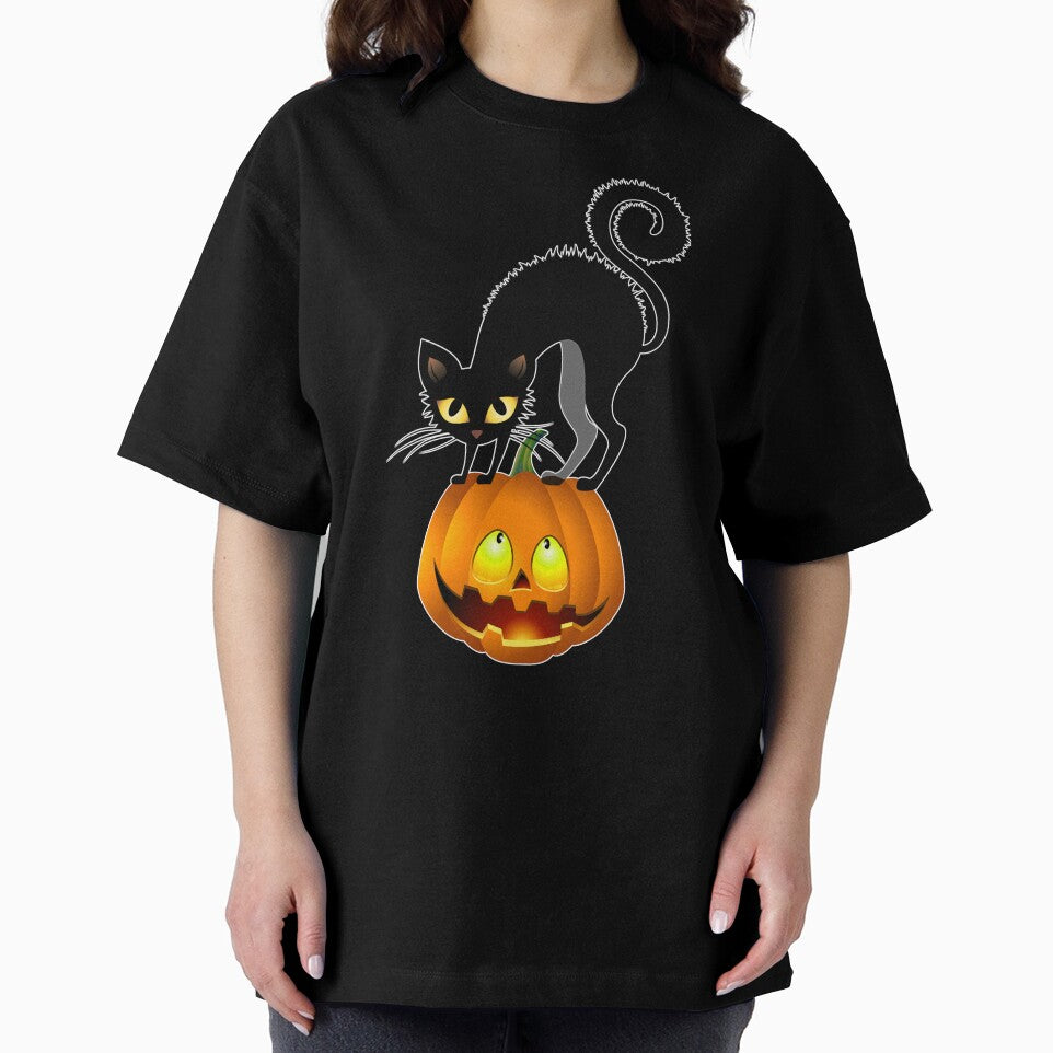 Halloween black cat by amanish2