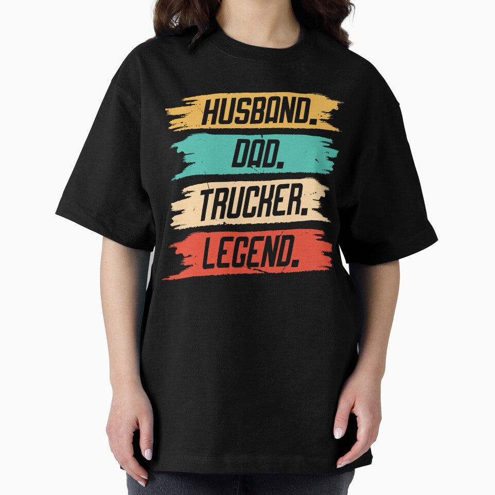 Husband Dad Trucker Legend - Vintage by Logic72