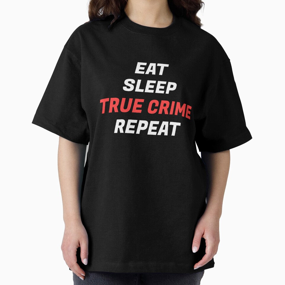 Eat Sleep True Crime Repeat - funny podcaster - love podcasting by Inspirationmotivation