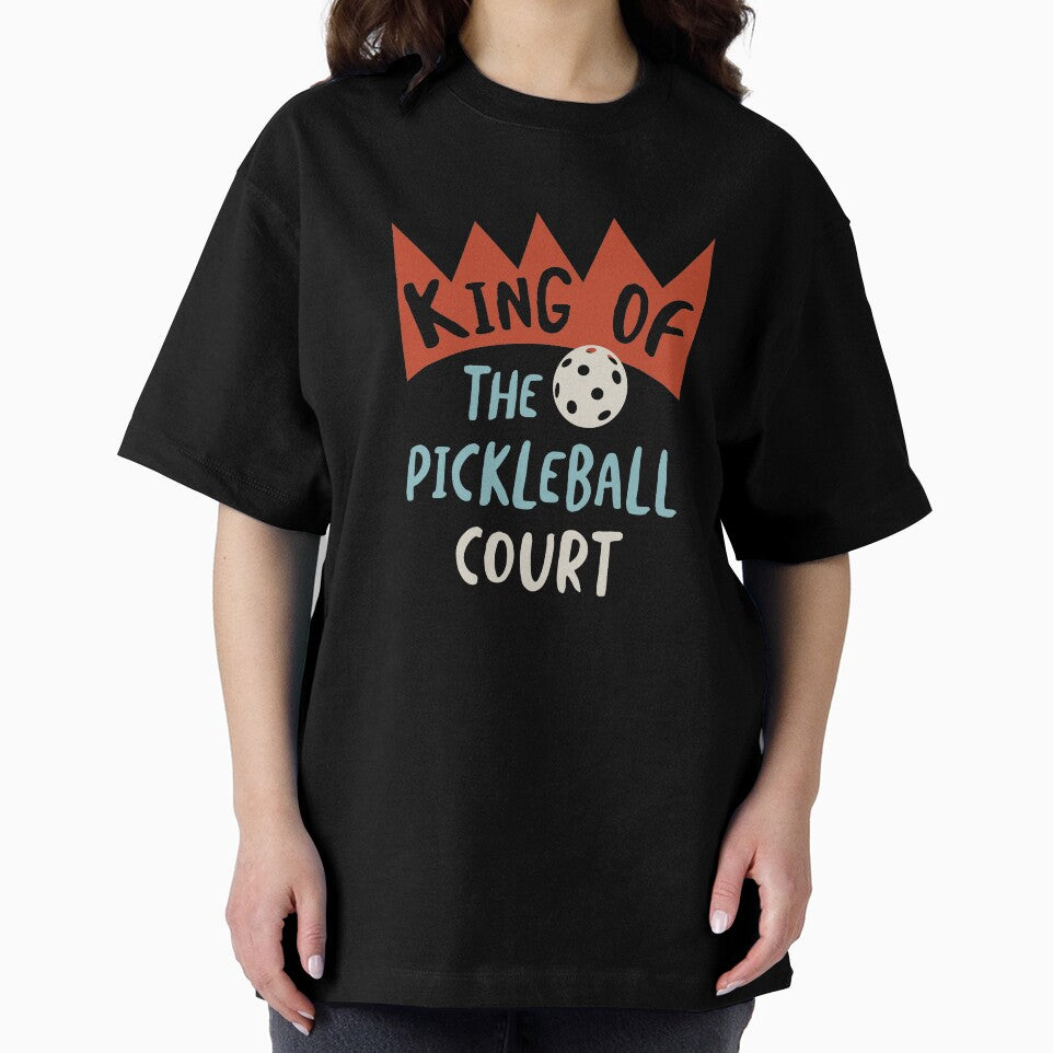 Funny Mens Pickleball King of the Pickleball Court by whyitsme