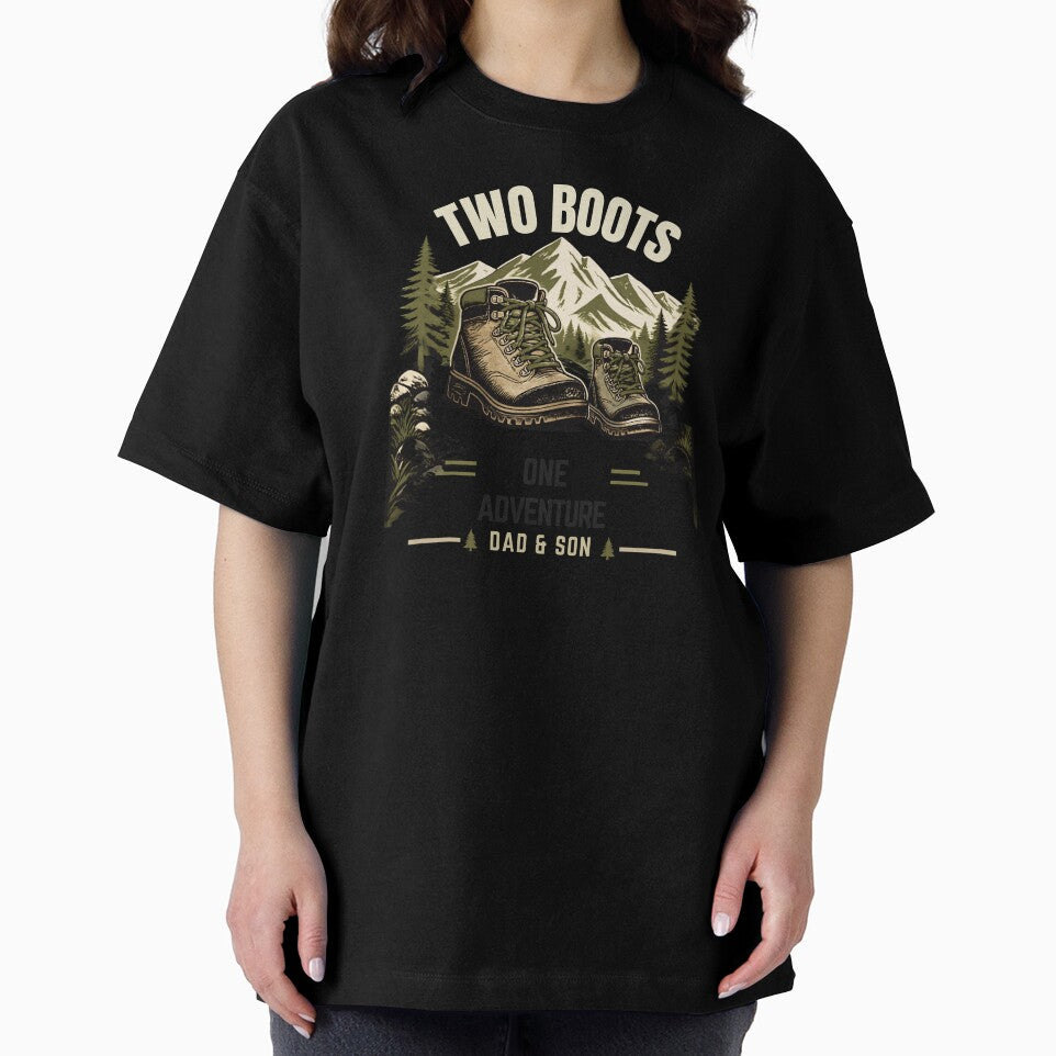Two Boots One Advebture Dad And Son by MalwasBasket