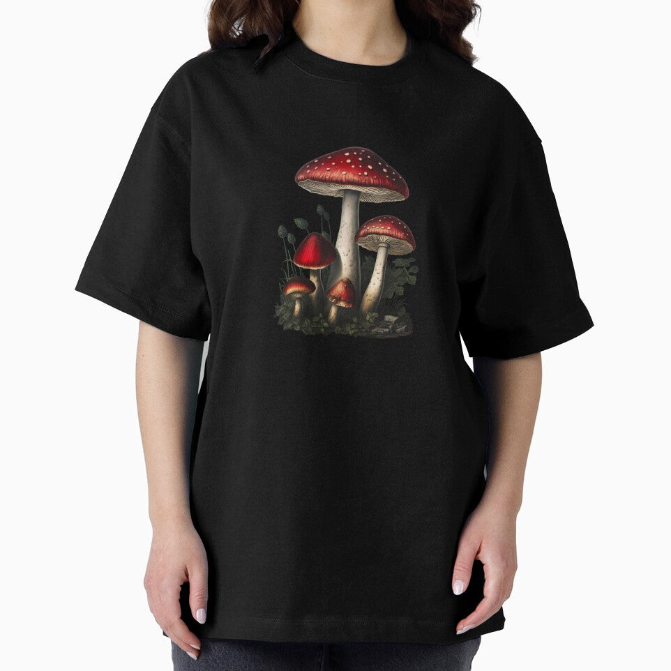 Red Fly Agaric Mushroom Illustration by Heather Maree Design Studio