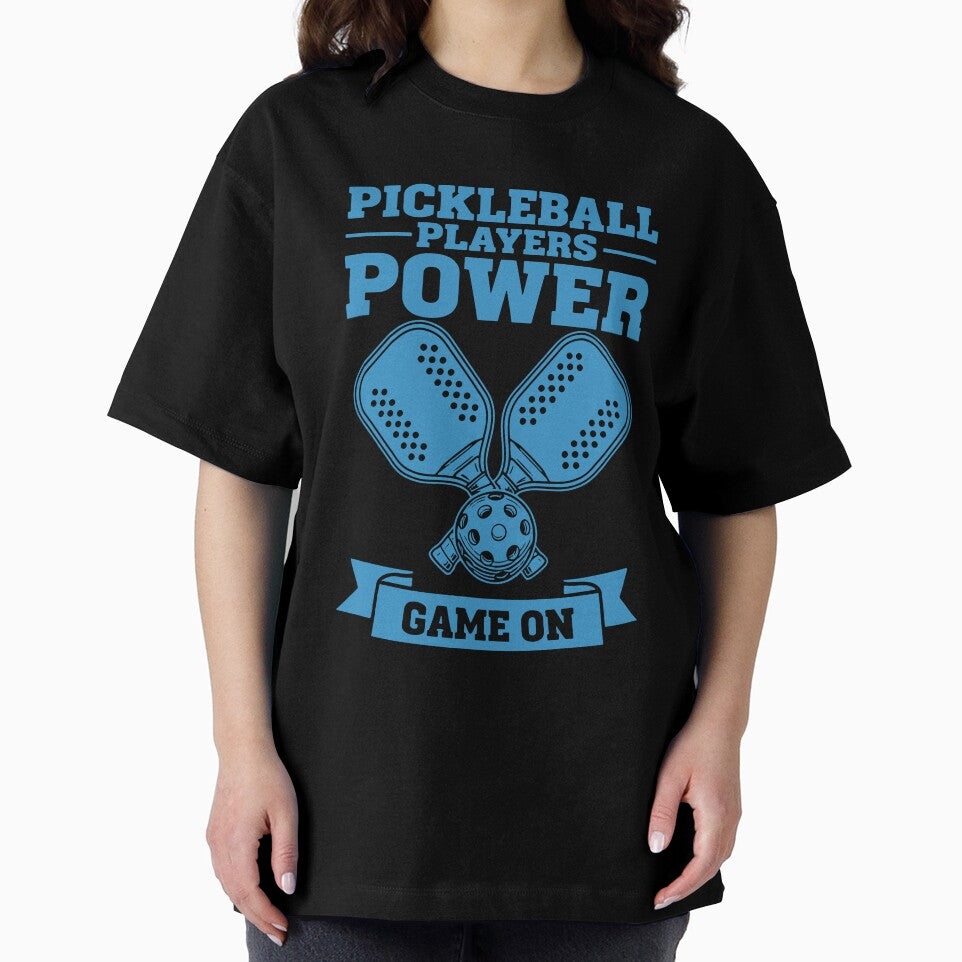Pickleball Players Power Game On Funny Player by LuminOrb