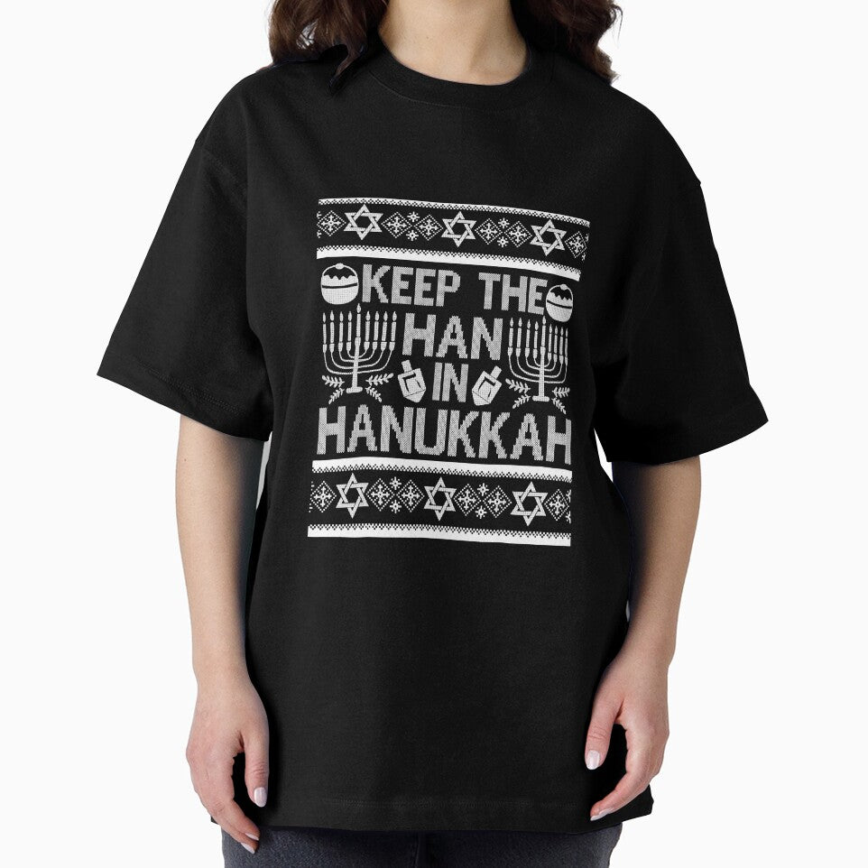 Funny Keep The Han In Hanukkah Ugly by SkyCloudBlue