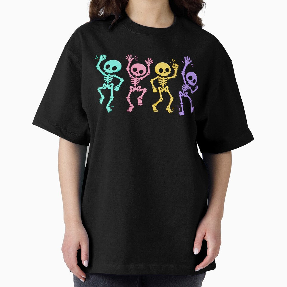 Colorful Skeleton Dance Halloween by Artbyrome