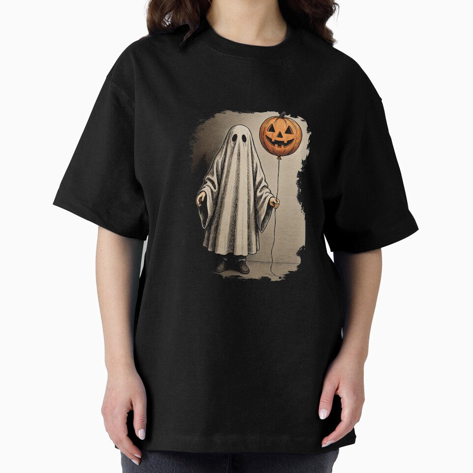Just Here for the Boos – Vintage Ghost Halloween Graphic by SweetTeezPrints