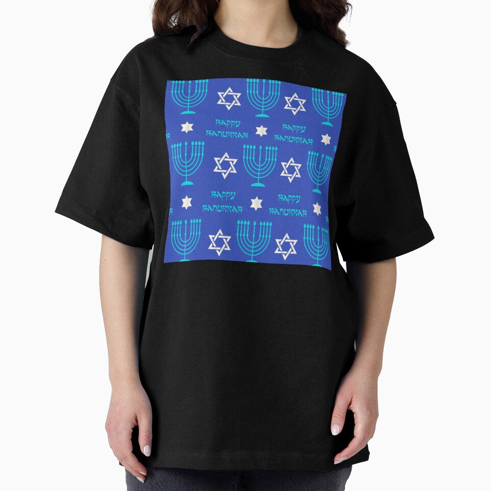 Hanukkah Holidays Menorah and Star of David Pattern by DEC02