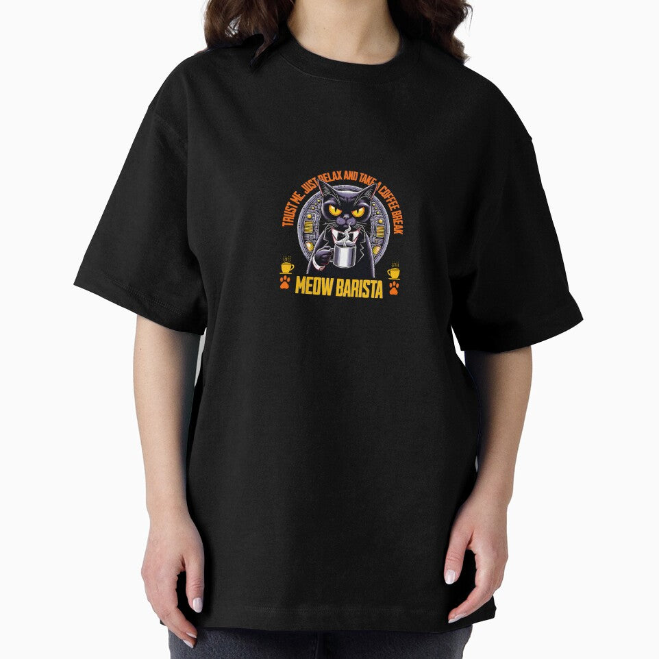 Meow barista cool cat coffee lover by Pearl67