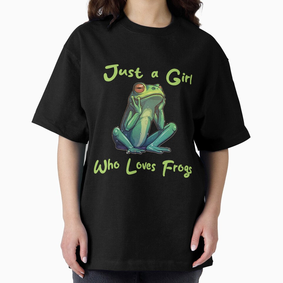 Just a Girl Who Loves Frogs by WallGemsArt