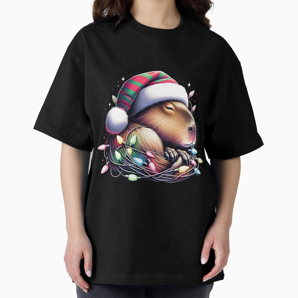 Capybara Christmas by WorldByFlowers