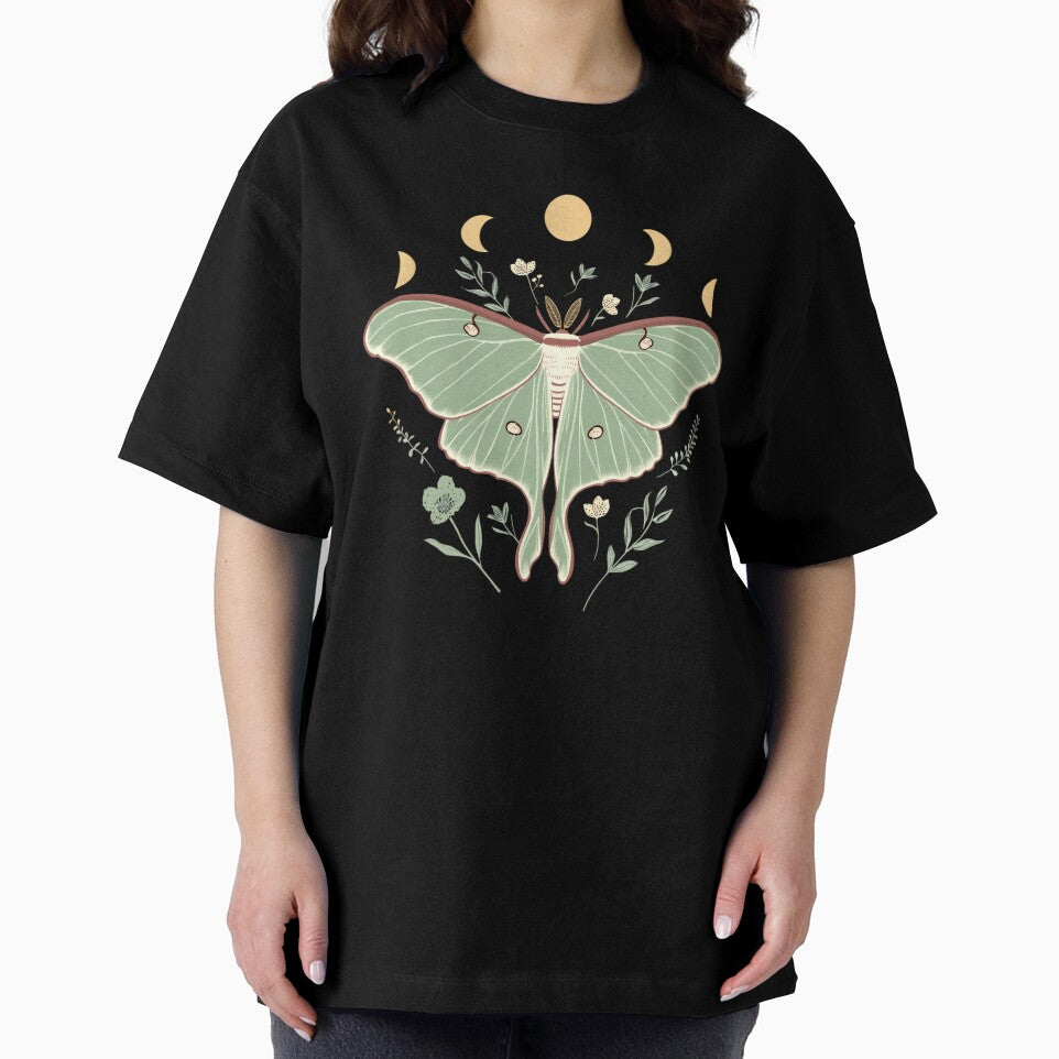 Luna Moth Celestial Garden Glow by DeadpanThreads