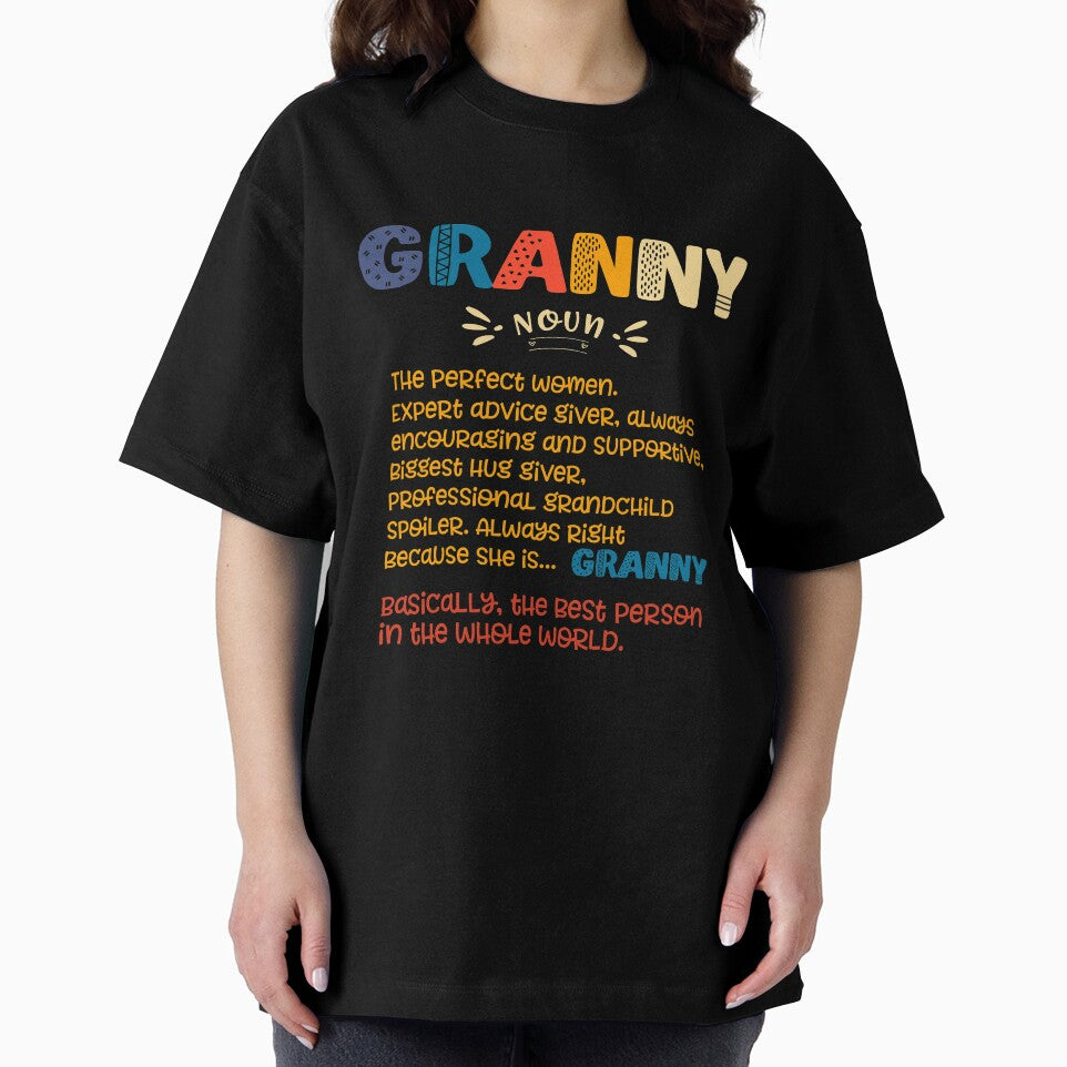 Granny Definition Grandma Family Cute Name Women Gift by Dolphin Graphic