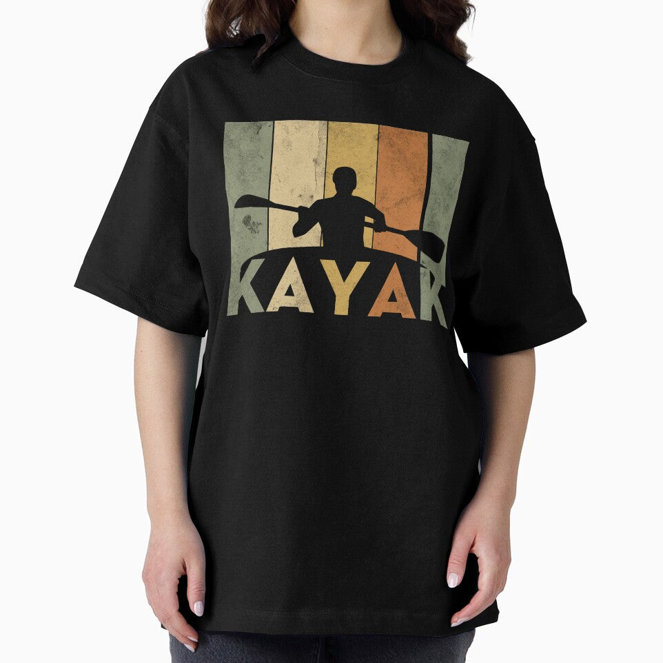 Vintage Retro Kayak T-Shirt Kayak Lover Tee Shirt by chihai