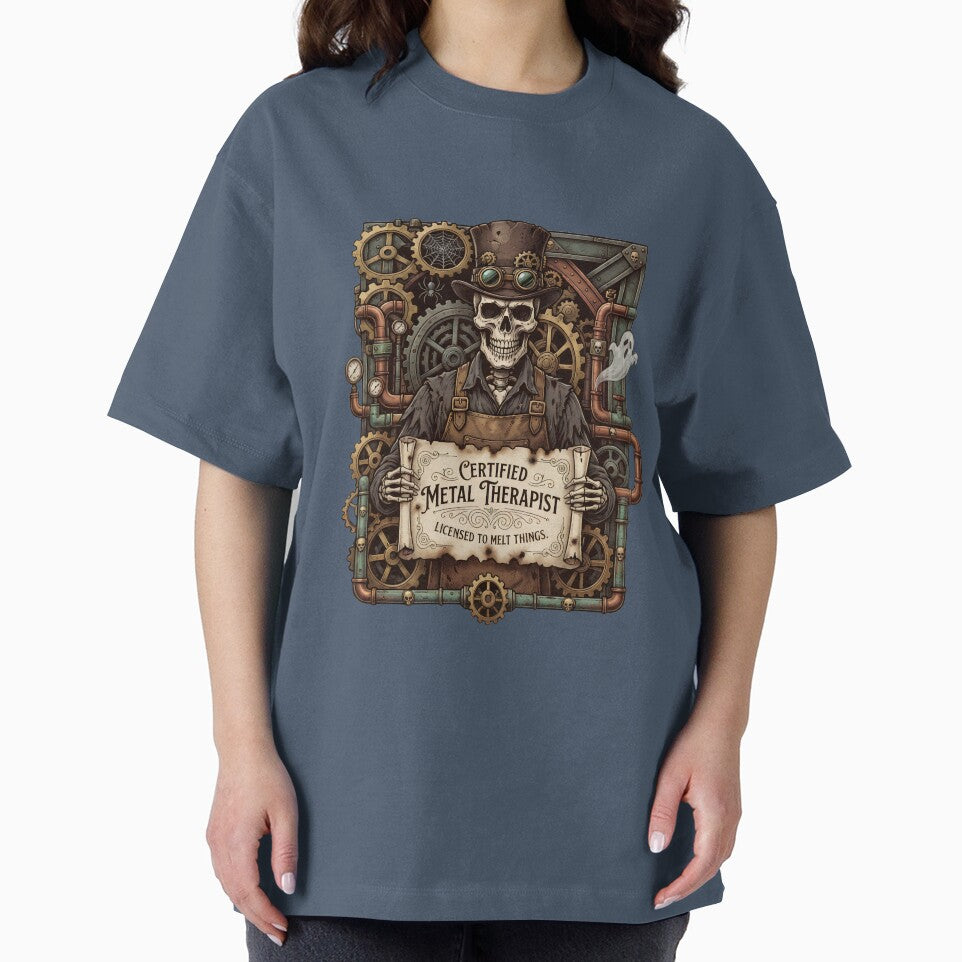 Certified Metal Therapist Halloween Steampunk Welder by Lulustarfox