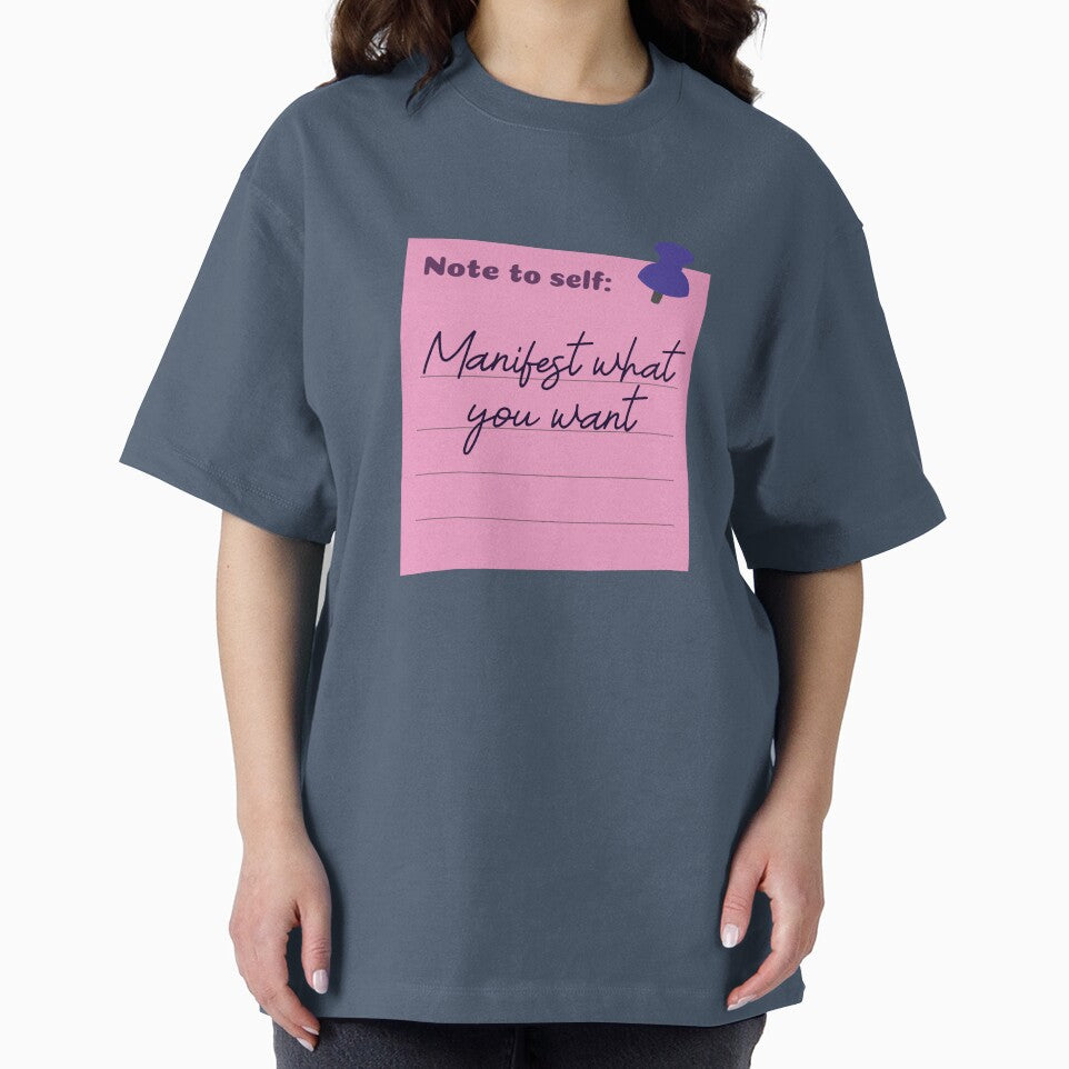 note to self. manifest what you want by THROUGH-LIFE