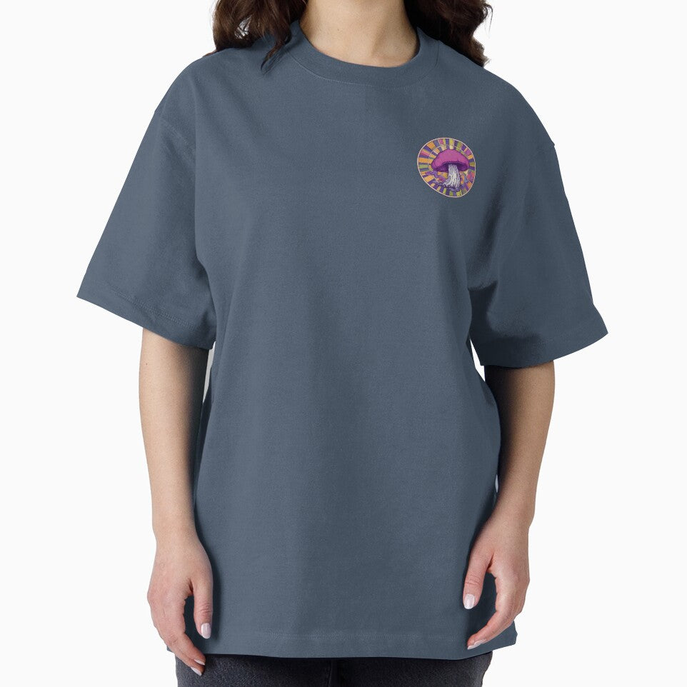 Purple Mushroom magic Mushroom by Sticker Ducks