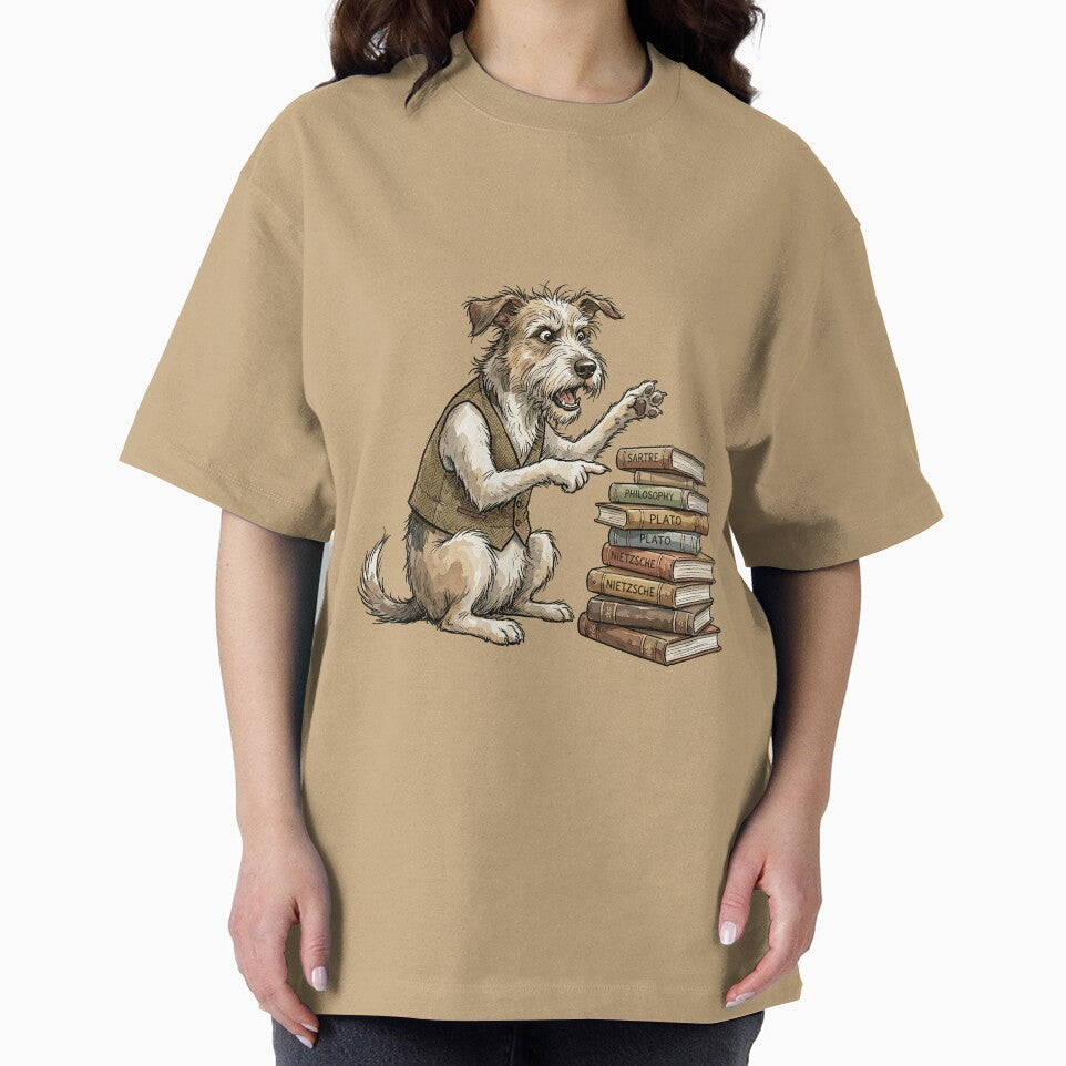 Scholarly Dark Academia: Dorm Room Debater Dog by bapupa