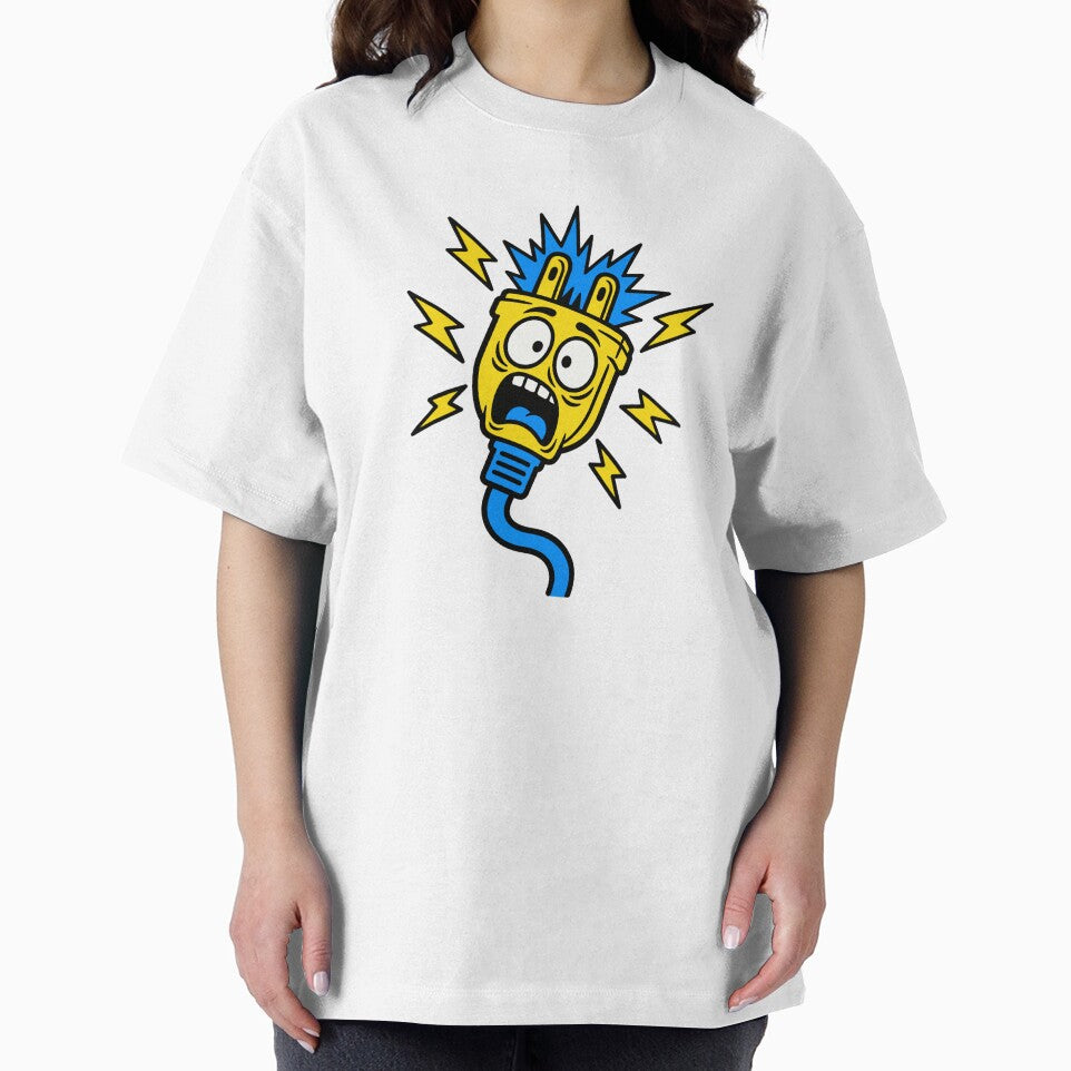 Electrician Humor Shocked Plug by Alphakenon