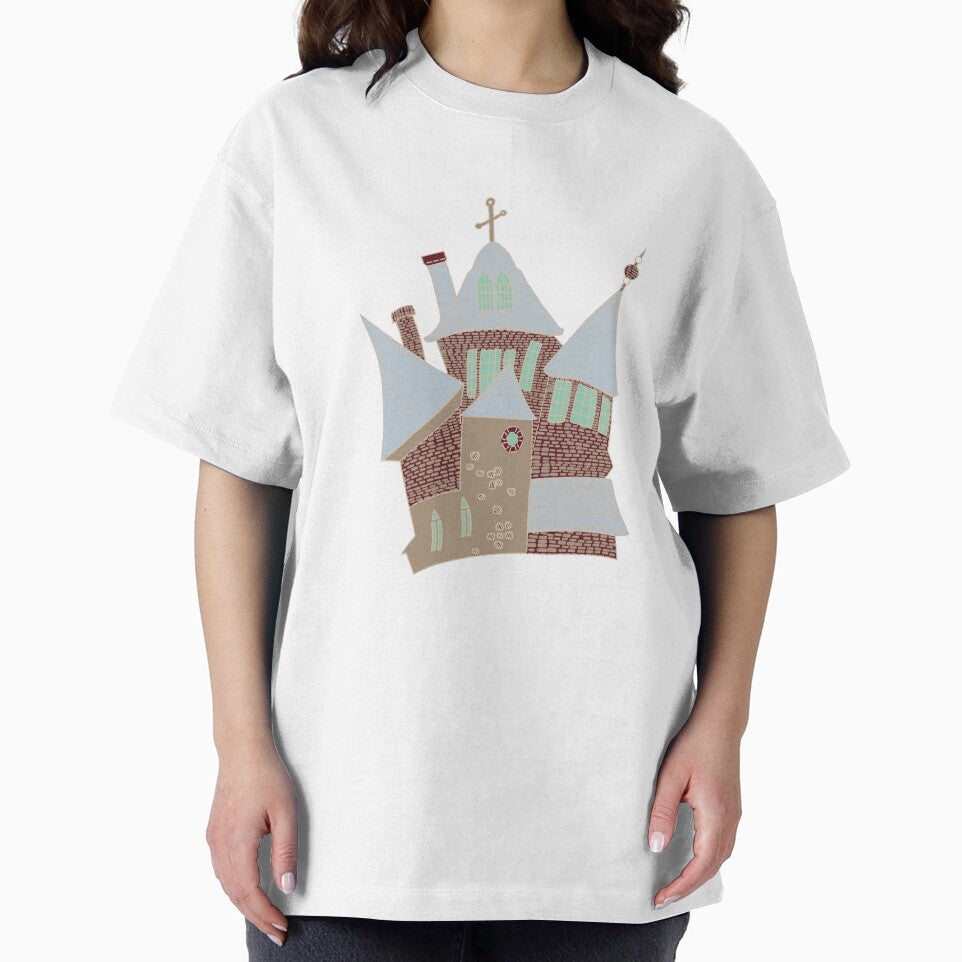 Haunted Sewed House Patch Crooked Haunted House by FlyinggRabbit