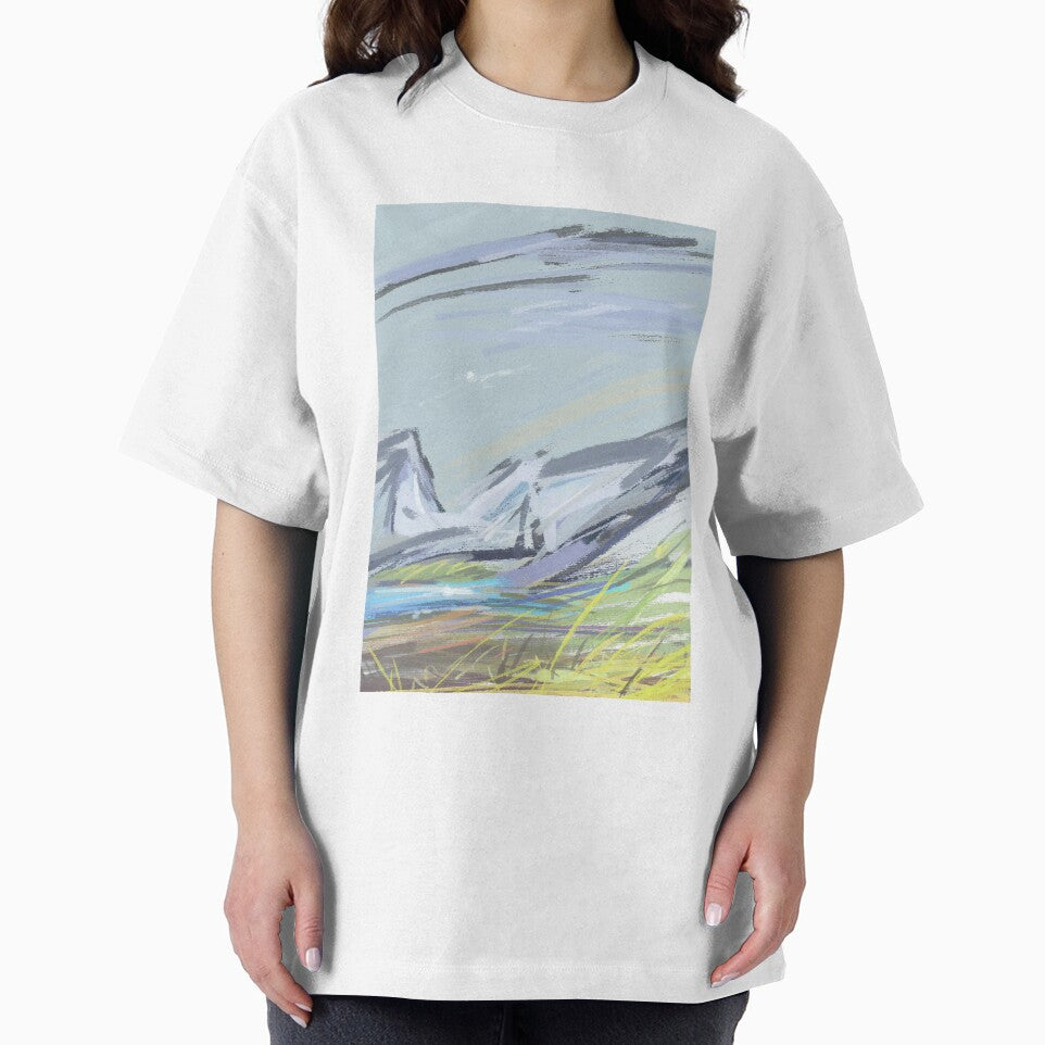 Abstract Mountain Valley by CreationsByBear