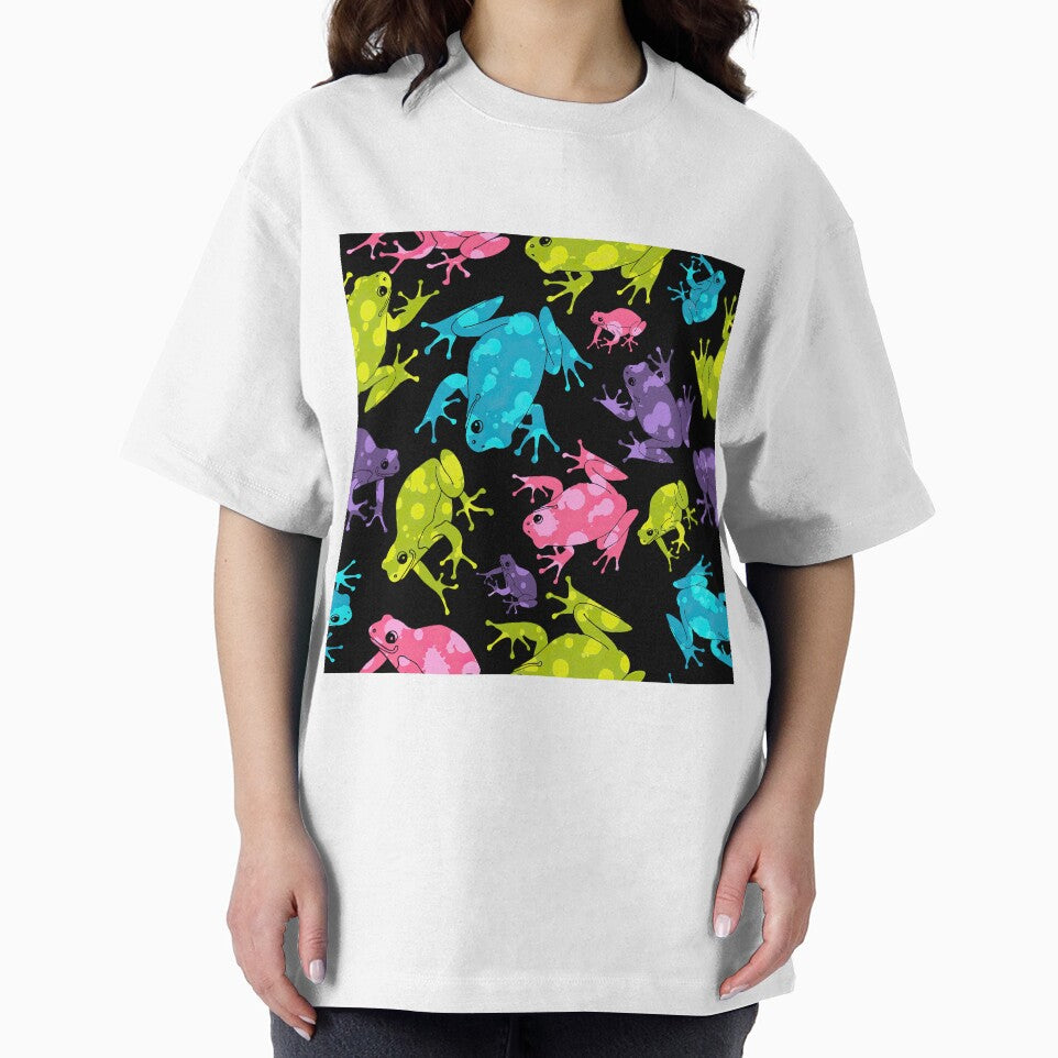Multicolor Watercolor Splash Frog by LucianaShop